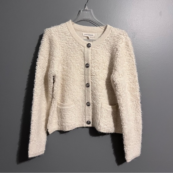Lucky Brand Sweaters - Lucky Brand Women's Textured Button-Up Cardigan